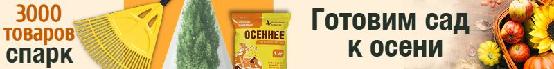 419.Спарк. 3000 товаров для огорода. Готовим сад к осени – выгодно и с заботой!