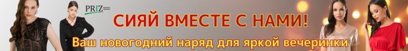 293.Ваш новогодний образ ждет вас. Собираемся на Party с PRIZ!
