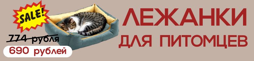 ЗООТОВАРЫ Сима-Ленд для любимых питомцев! ЛЕЖАНКИ для кошек и собак!