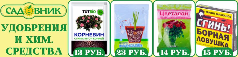 САДовник. Хиты: Свечи Хозяйственные, Ловушка клеевая Блокбастер, Блок-брикет СуперМОР 90 г