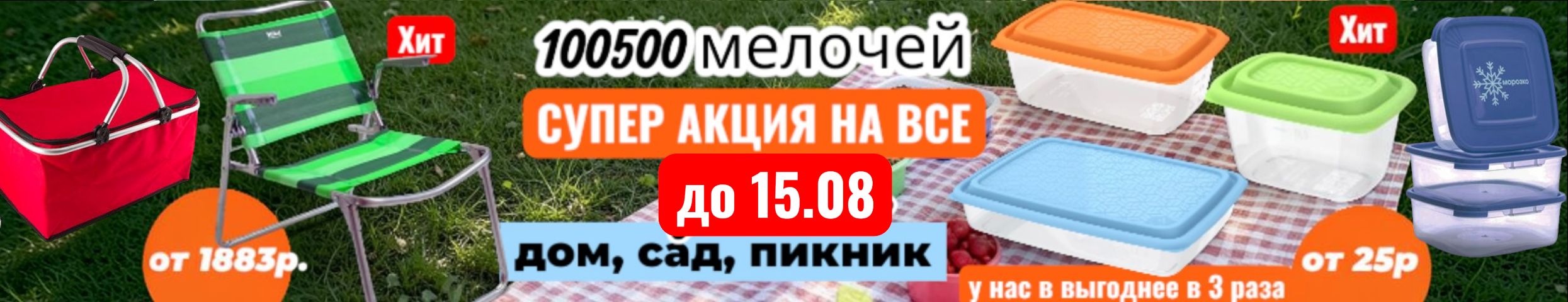 100500 мелочей для дома и сада. Хит! Контейнер морозко для ягод за 70р. Скидки до 15.08